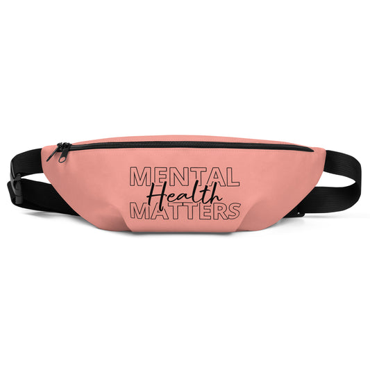 Mental Health Matters Rose Fanny Pack