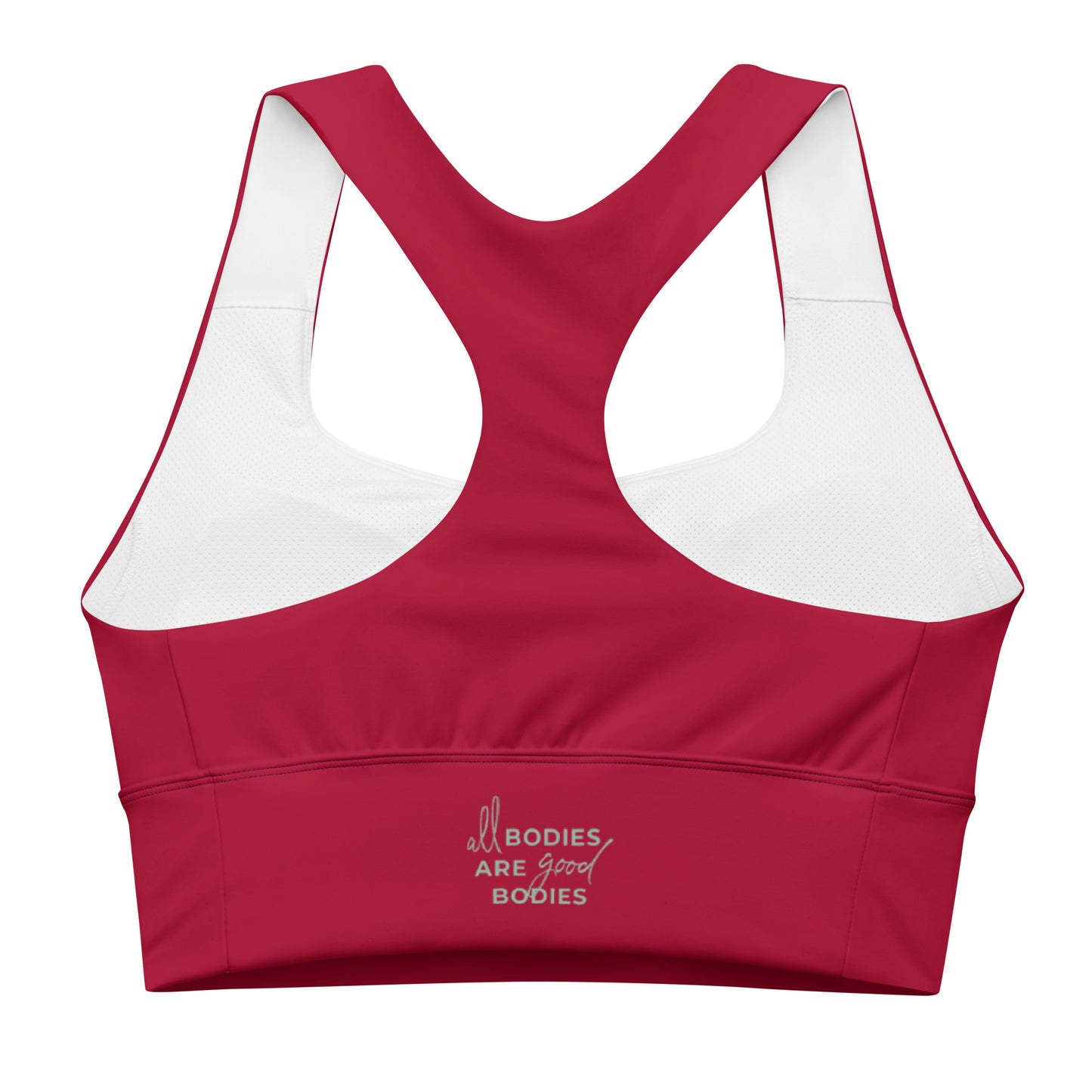 All Bodies Are Good Bodies Longline sports bra