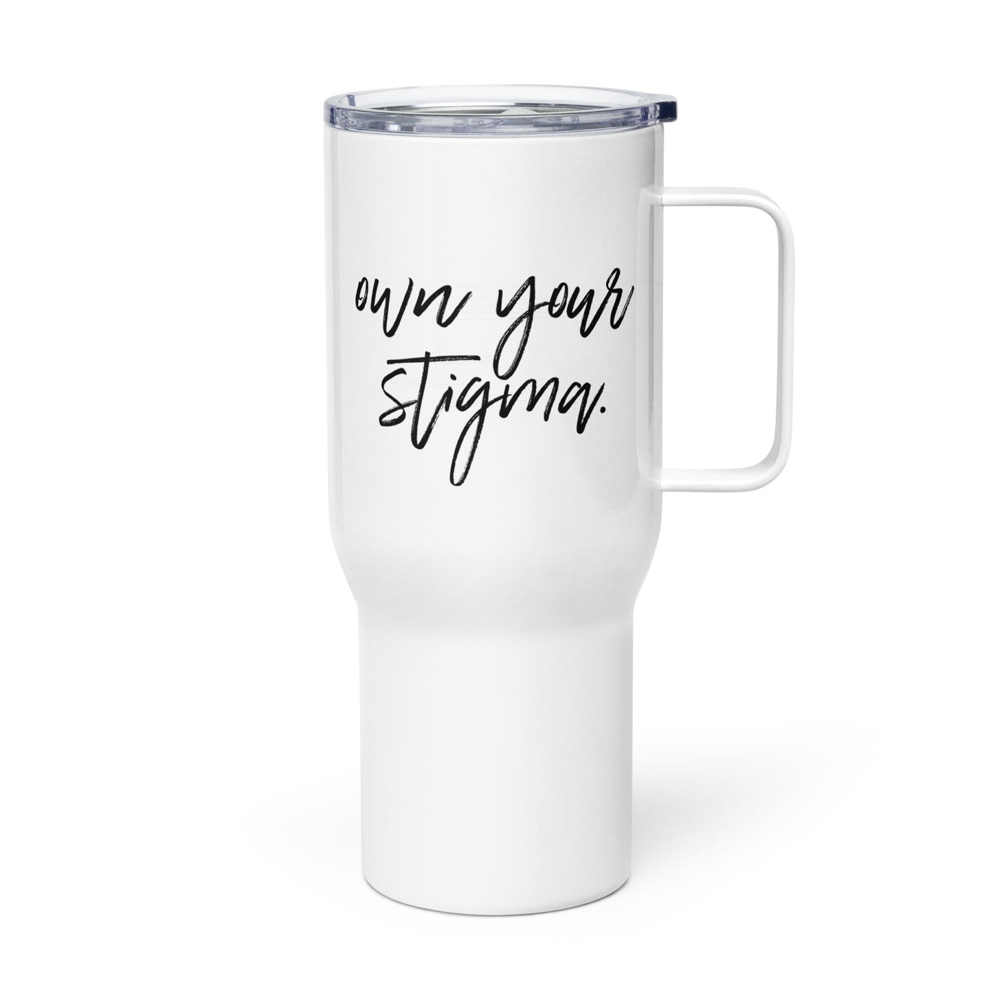 It's Okay To Not Be Okay Travel mug with a handle