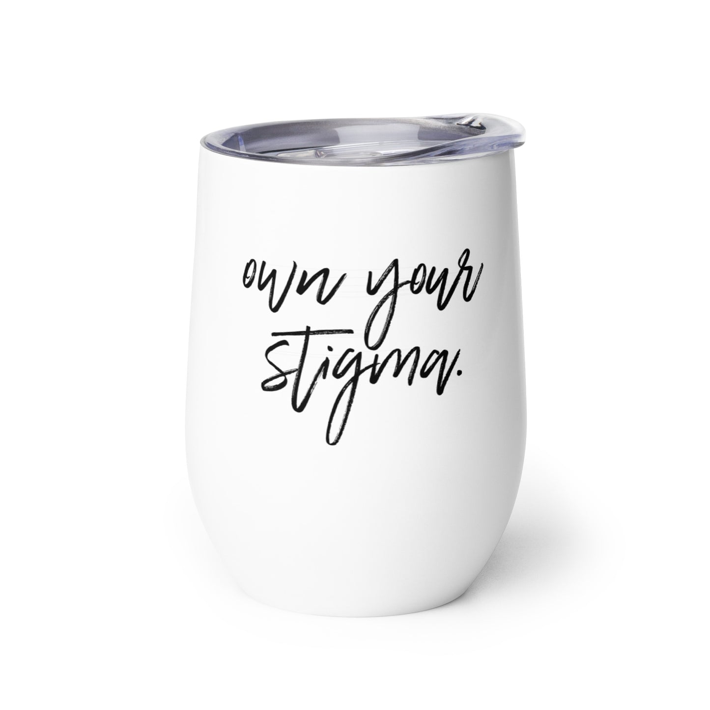 It's Okay To Not Be Okay Wine tumbler