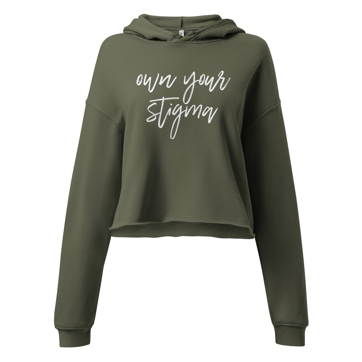 Own Your Stigma Crop Hoodie