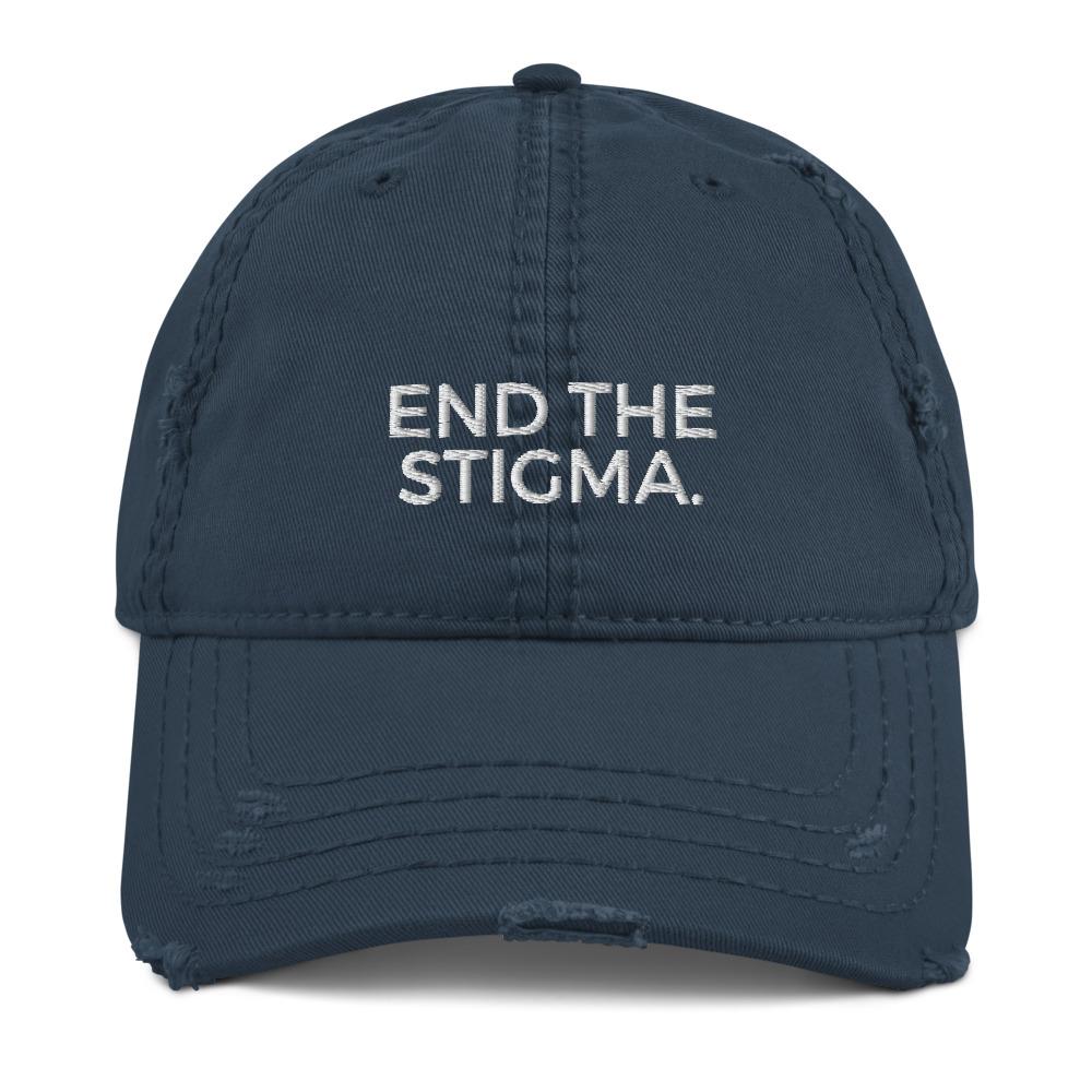 End The Stigma Distressed Hat
