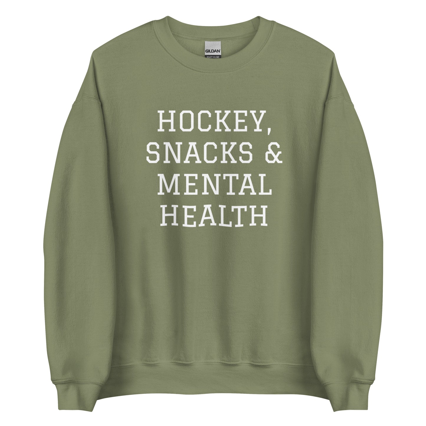 Hockey, Snacks & Mental Health Sweatshirt