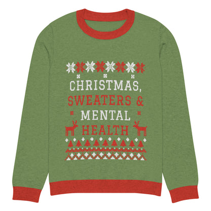 Christmas, Sweaters & Mental Health Knitted Sweater