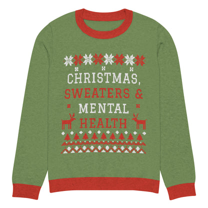 Christmas, Sweaters & Mental Health Knitted Sweater