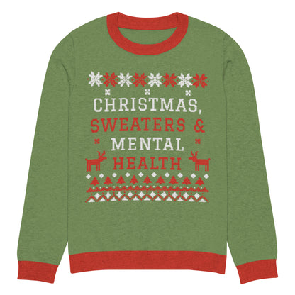 Christmas, Sweaters & Mental Health Knitted Sweater