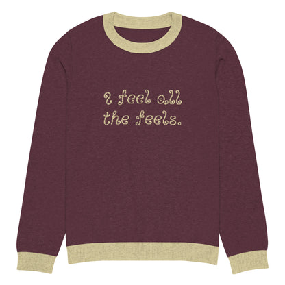 I Feel All The Feels Knitted Sweater