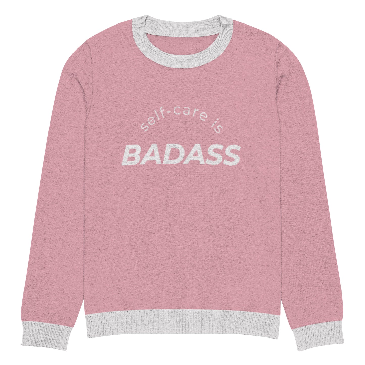 Self Care Is Badass Knitted Sweater