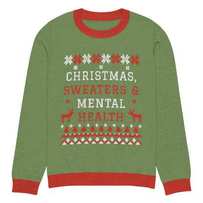 Christmas, Sweaters & Mental Health Knitted Sweater