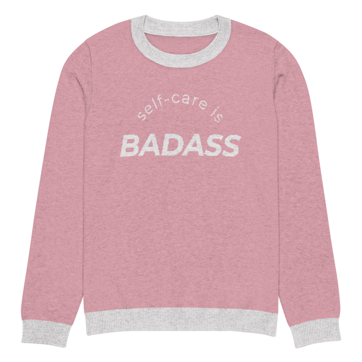 Self Care Is Badass Knitted Sweater