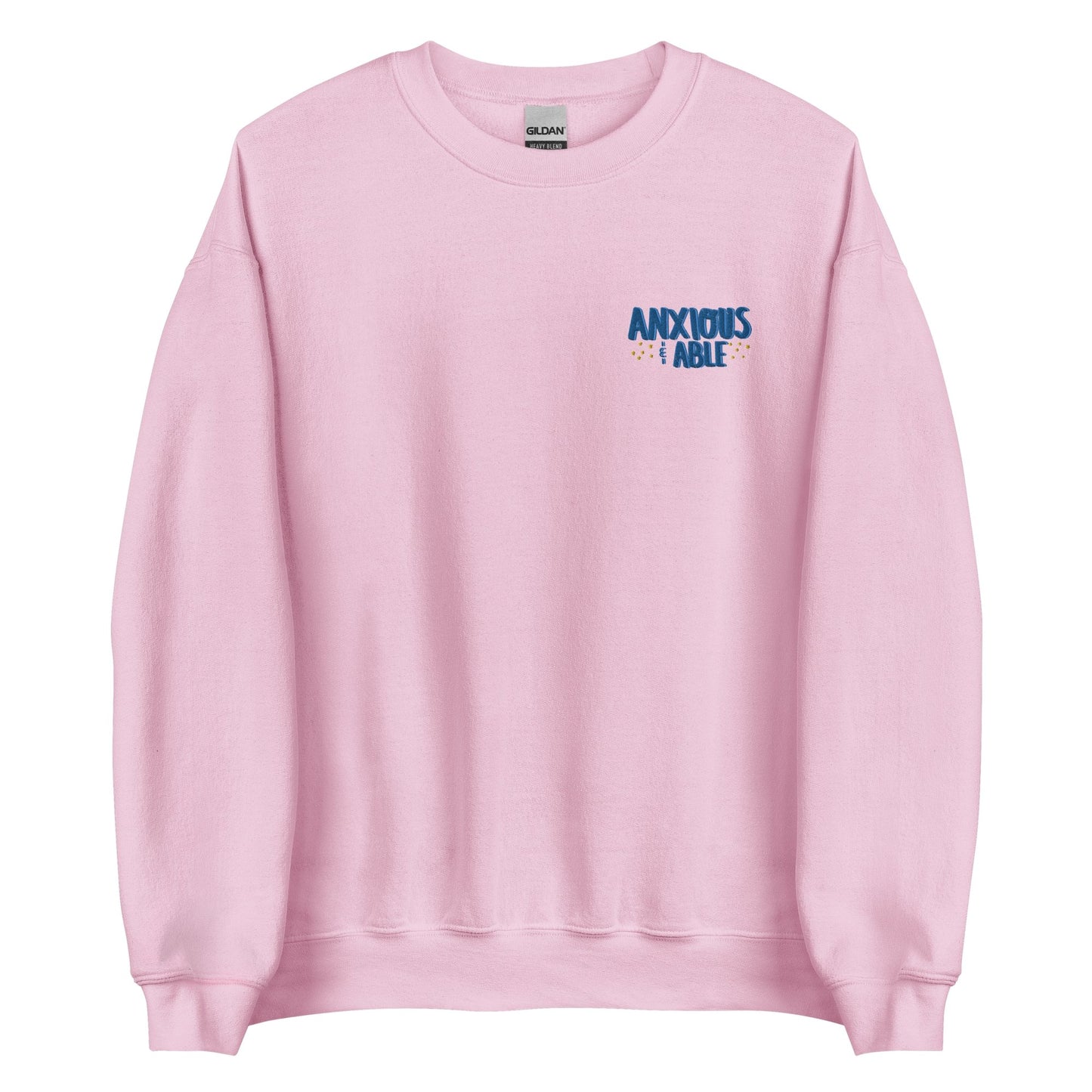 Anxious & Able Embroidered Sweatshirt